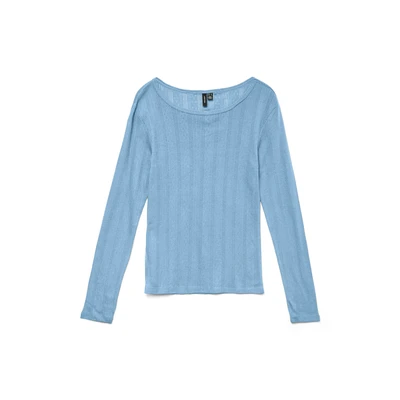 Afbeelding van VERO MODA Dames Vmlisa Ls Top JRS Noos, Airy Blue., XL