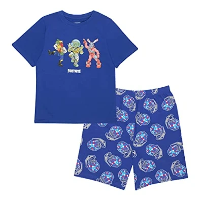 Afbeelding van Fortnite Beef Boss Leviathan und Kaninchen Raider Jungen Short Pyjama Set Marine 128 PS4 PS5 Xbox Gamer Geschenke, Schule PJs, Kinderkleidung, Kindergeburtstags Geschenk Idee
