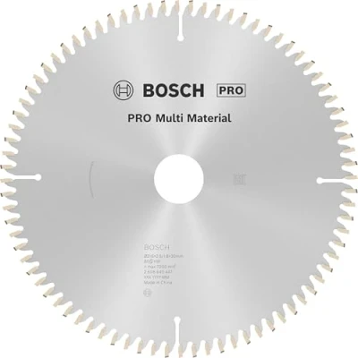 Afbeelding van Bosch Professional cirkelzaagblad Multi Material (216 x 30 2,5 mm, 80 tanden, accessoire cirkelzaag)
