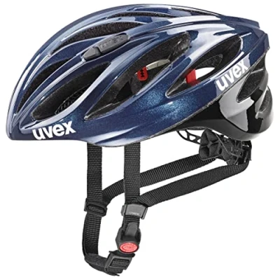 Afbeelding van uvex boss race veilige performance helm voor dames en heren individueel passysteem geoptimaliseerde ventilatie deep space black 52 56 cm