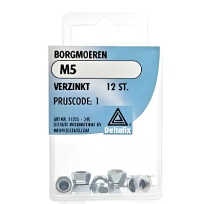 Afbeelding van Deltafix Borgmoeren M5 12 stuks