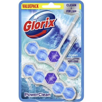 Afbeelding van Glorix Toiletblok Power Clean Ocean 2 stuks