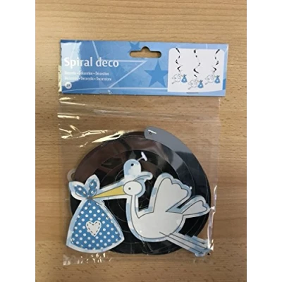 Afbeelding van Decoratie swirl It&#039;s a Boy! 3 stuks