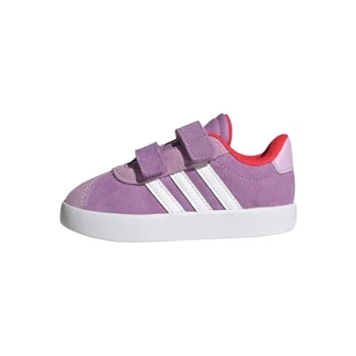 Afbeelding van adidas Uniseks Baby VL COURT 3.0 SHOES INFANTS, Preloved Purple/Cloud White/Lucid Red, 24 EU