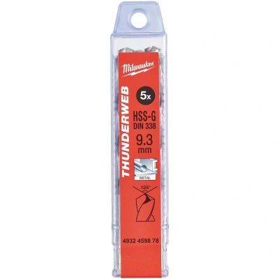 Afbeelding van Metaalboor Hss G Thunderweb 9,3 X 125 Mm (5 Stuks)