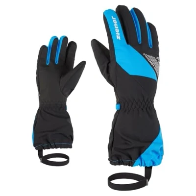 Afbeelding van Ziener LAILACO Skihandschoenen voor kinderen, wintersport, waterdicht, PFC vrij, Perzisch blauw, 4