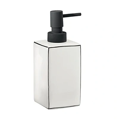 Afbeelding van Zeepdispenser Sapho Lucrezia Vrijstaand 400 ML Keramiek Wit