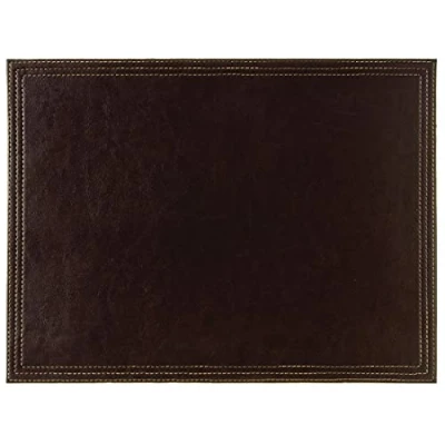 Afbeelding van Olympia kunstlederen placemat bruin 40x30cm