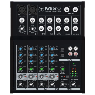 Afbeelding van Mackie Mix8 compacte mixer