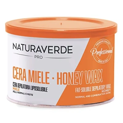 Afbeelding van Naturaverde Hypoallergene epilleerwax met kaak en bijenwas, 400 ml