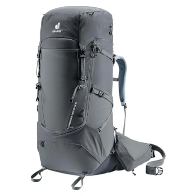 Afbeelding van deuter Aircontact Core 65+10 SL Trekkingrugzak voor dames, grafiet zwart, L, Minimalistisch