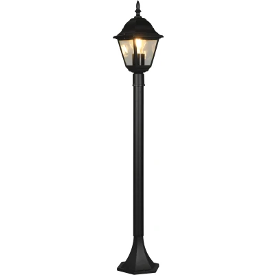 Afbeelding van TRIO LIVENZA Paalverlichting Zwart mat excl. 1x E27 4W Buitenverlichting IP44