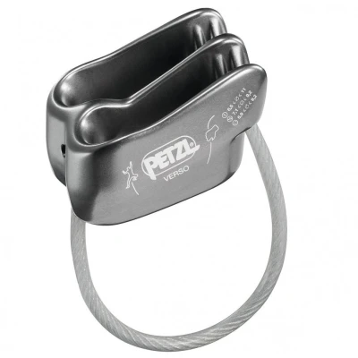 Afbeelding van Petzl Verso Compact en licht zekerapparaat grijs