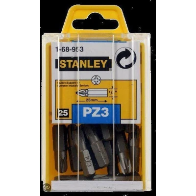 Afbeelding van Stanley 1/4&quot;&quot; Bits Pozidriv Nr3