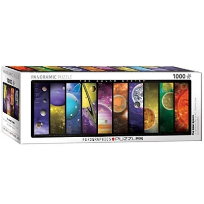 Afbeelding van Eurographics puzzel The Solar System Panorama 1000 stukjes