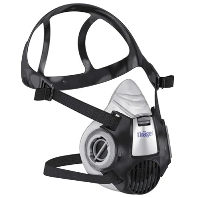 Afbeelding van Dräger X plore 3300 halfmasker mt. L herbruikbaar adembeschermingsmasker voor gebruik met verwisselbare bajonetfilters