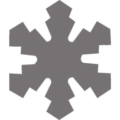 Afbeelding van Vaessen Creative Mini motiefpons, sneeuwvlok, kleine motiefperforator van metaal en plastic, uitgestanst motief 5 x 3.4 3.8 cm, om te knutselen met papier