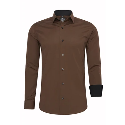 Afbeelding van Zakelijk overhemd Slim Fit Premium Katoen Stretch