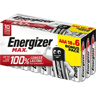 Afbeelding van Energizer Max AAA batterij (potlood) Alkaline 1.5 V 24 stuk(s)