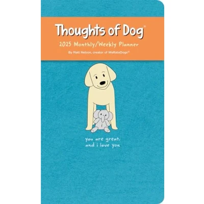 Afbeelding van Thoughts of Dog 12 Month 2025 Weekly/Monthly Planner Calendar