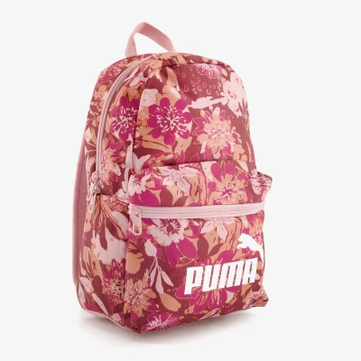 Afbeelding van Puma Phase AOP rugzak roze met bloemenprint 13 liter