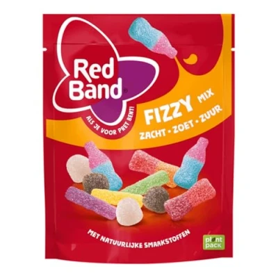 Afbeelding van Red Band Snoepmix Fizzy Zak (10x 215g)