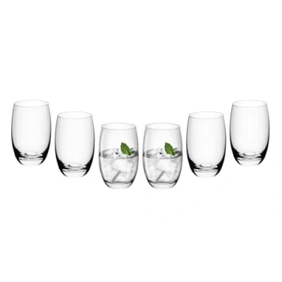 Afbeelding van Gerlach 1760 Drinkglazen 360 Ml Set Van 6 Waterglazen Vaatwasmachinebestendig Universele Glazen Sapglazen Transparante Doorstroming