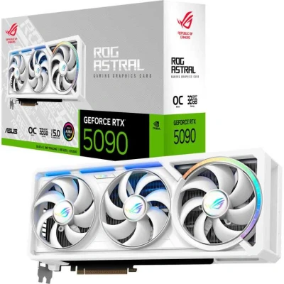 Afbeelding van ASUS GeForce RTX 5090 ROG ASTRAL GAMING OC WHITE Edition grafische kaart
