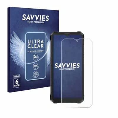 Afbeelding van Savvies (6 Stuks) Schermbeschermer voor Blackview BV6200 Plus Screen Protector Ultra Transparant