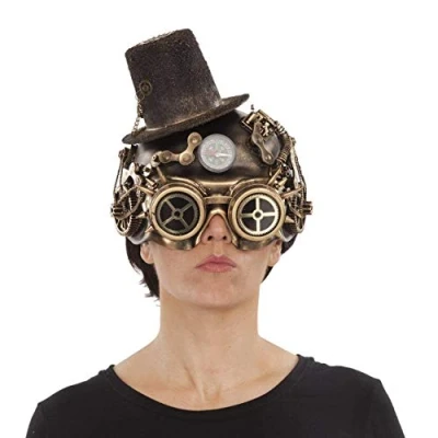 Afbeelding van Masker My Other Me Koper Één maat Steampunk