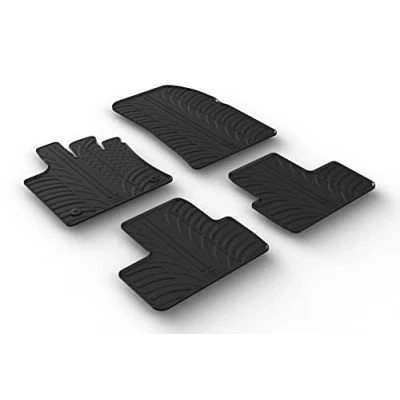 Afbeelding van Gledring Rubbermatten passend voor Renault Captur II 1/2020 (T profiel 4 delig + montageclips)