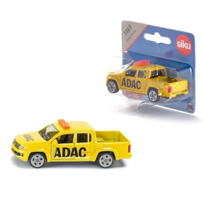 Afbeelding van Siku Duitse Wegenwacht (adac) Pick up Volkswagen Amarok Geel (1469)