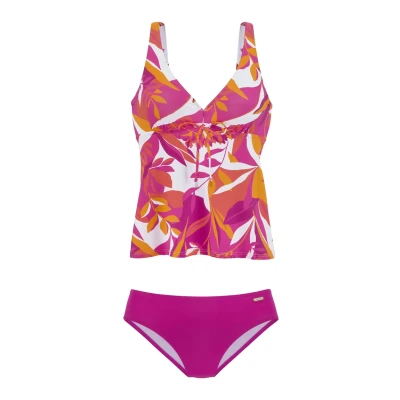 Afbeelding van SUNSEEKER Tankini mandarijn / pink wit