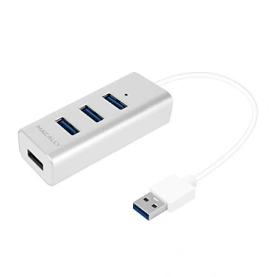 Afbeelding van Macally U3HUBA USB A 3.0 hub met vier poorten