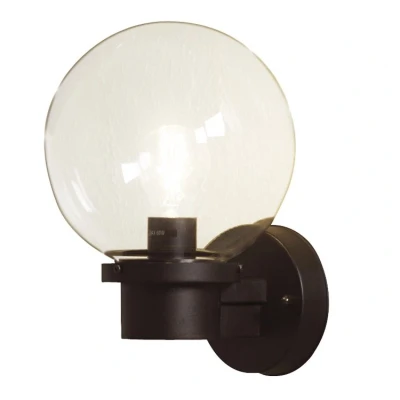 Afbeelding van Nemi wandlamp schemer zwart h29cm Konstsmide