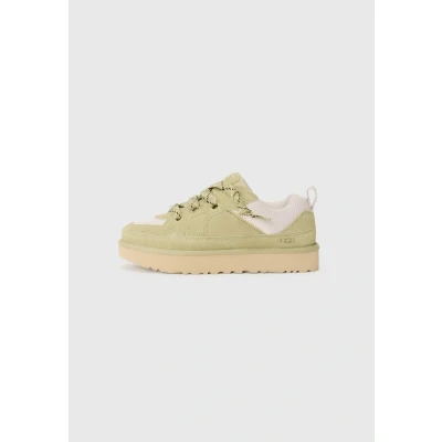 Afbeelding van UGG Lowmel Unisex Sneakers laag, Maat: 36, Muted brass Leer en textiel