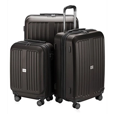Afbeelding van HAUPTSTADTKOFFER XBERG koffer trolley reiskoffer hard shell mat (S, M, L), grafiet mat., Set, kofferset