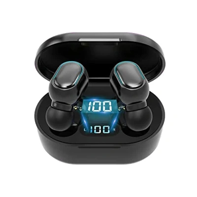 Afbeelding van ZHUCI bluetooth hoofdtelefoon, draadloze in ear met microfoon, hifi stereo, toetsbediening, led display, IP7 waterdicht, oordopjes voor werk en studie
