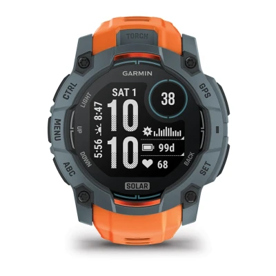 Afbeelding van Garmin heren Instinct 3 smartwatch 50 mm in de kleur Oranje