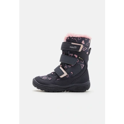Afbeelding van Superfit Sneeuwlaarzen voor meisjes, kristal, warm gevoerd, Gore Tex, Blauw roze 8020, 33 EU Weit