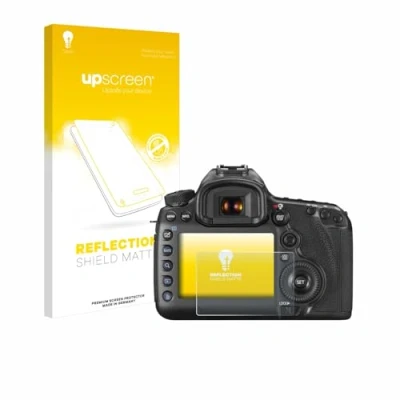 Afbeelding van upscreen Antireflecterende Schermbeschermer voor Canon EOS 5DS / R Anti Glare Screen Protector, Mat, Ontspiegelend, Antikras, Vingerafdruk