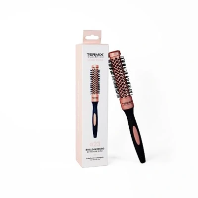 Afbeelding van Termix Ronde haarborstel Evolution Gold Rose Limited Edition, diameter Ø 23, ontworpen voor volume, verzegelde punten, vormen alle haartypes, duurzaam kapsel