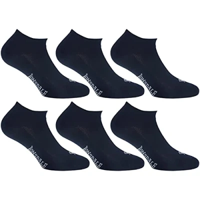 Afbeelding van Lonsdale Invisible Fresh 6 paar sneaker sokken, katoen van uitstekende kwaliteit met Piquet productie (Blauw, 39 42)