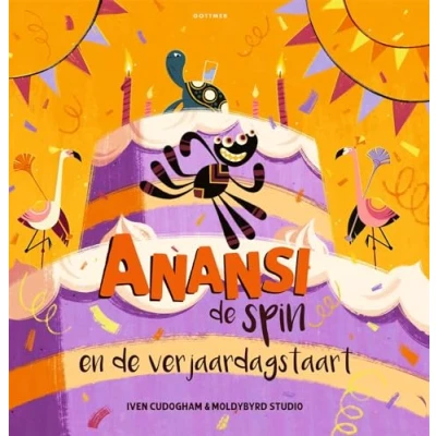 Afbeelding van Uitgeverij gottmer anansi de spin en verjaardagstaart