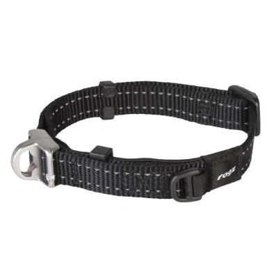 Afbeelding van Rogz Hondenhalsband Safety Zwart