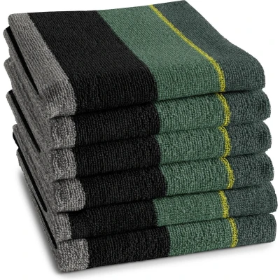 Afbeelding van Keukendoek DDDDD Rico Green (set van 6)