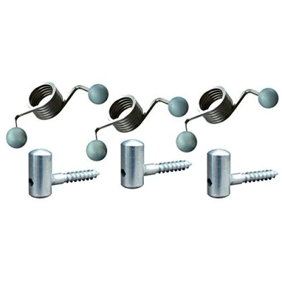 Afbeelding van EcoSavers Universele deursluiter deurveer set van 3 staal