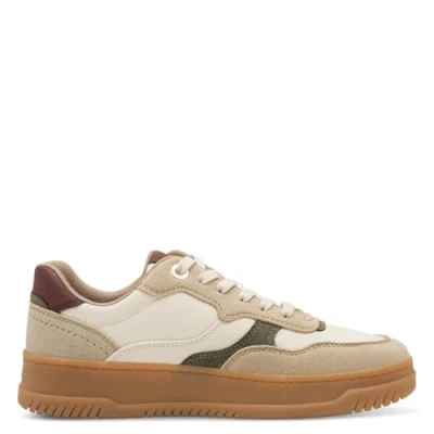 Afbeelding van s.Oliver Dames Low 5 23632 45 sneakers, Beige comb, 40 EU, kam., EU