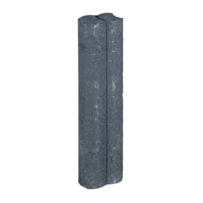 Afbeelding van 25 stuks! Duo palissaden zwart 6x8.3x40 cm Gardenlux