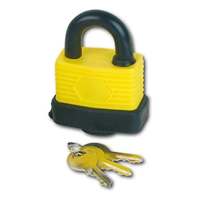 Afbeelding van Bruder Mannesmann Hangslot met 3 sleutels 50 mm messing waterdichtA kofferslot Hangsloten